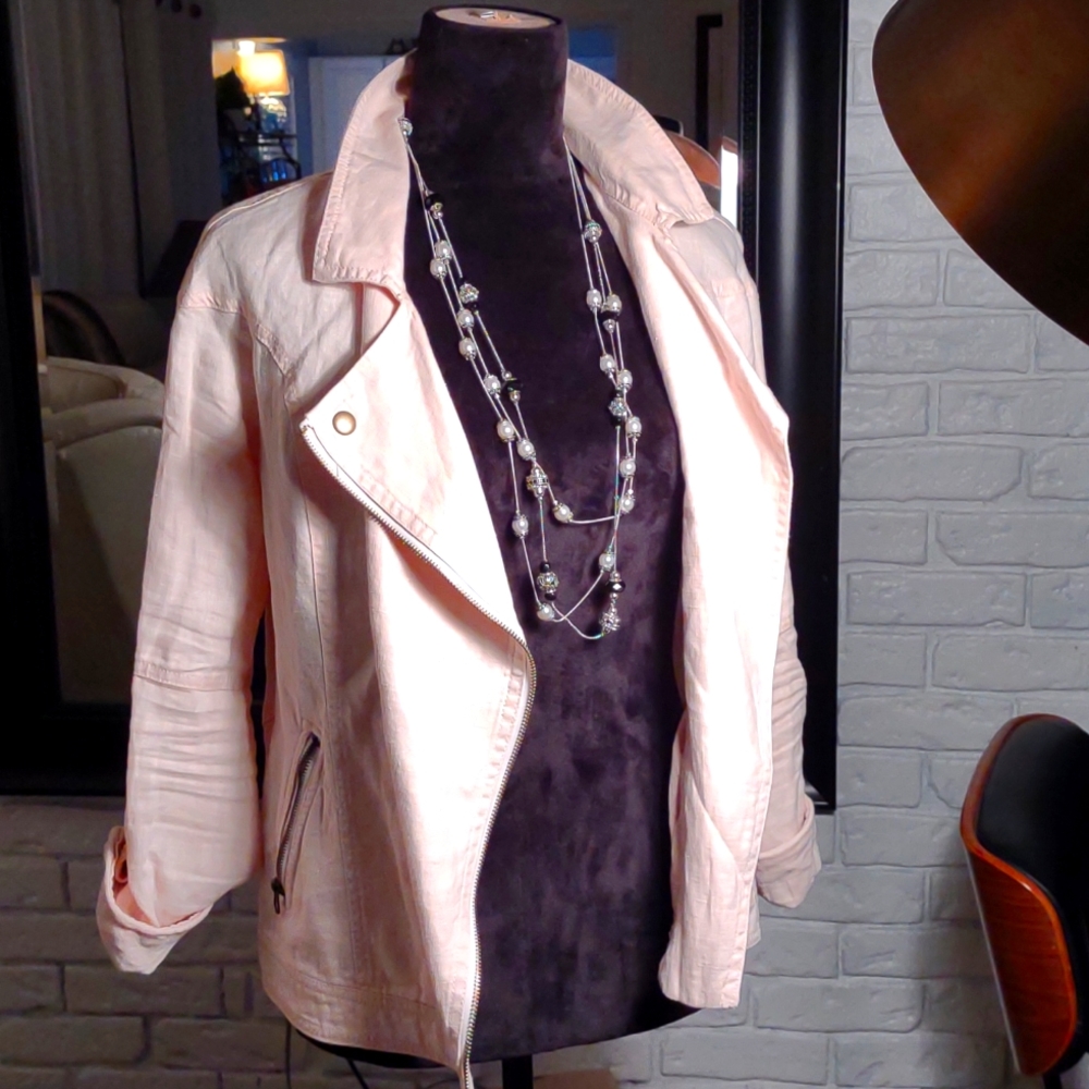Linen Bomber Jacket